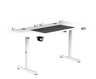 Ultradesk HIGHLANDER XXL Elektryczna regulacja Białe - 1287974 - zdjęcie 2